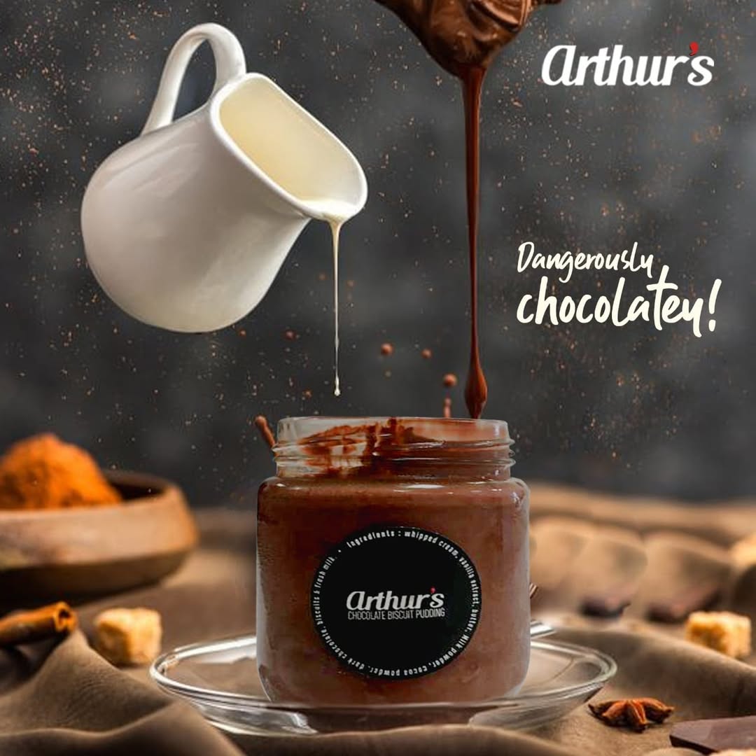 Arthur's Chocolate Biscuit Pudding